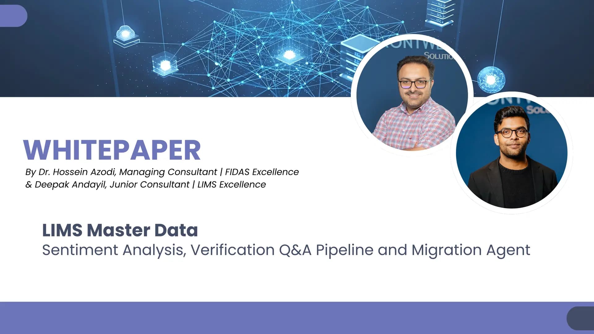 Whitepaper: LIMS Master Data Sentiment Analysis, Verification Q&A Pipeline and Migration Agent