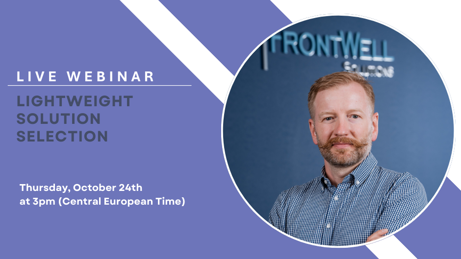 Registered Live Webinar: Lightweight Solution Selection