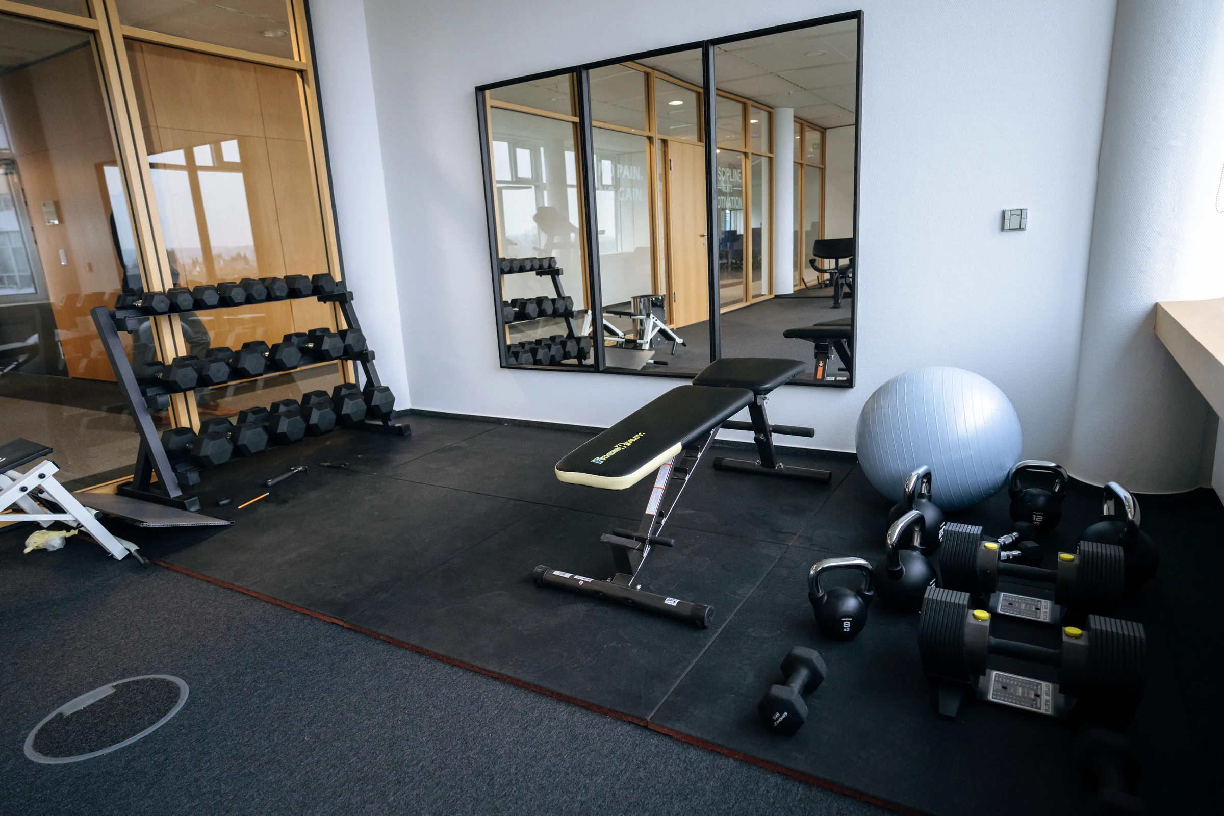 Our brand-new office comes with its own gym - work hard, train harder! — image 2